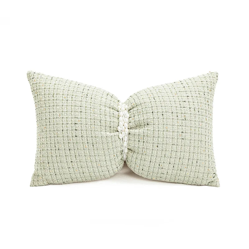 Nordic Green Light Luxury Pillow Cover Decorative Modern Minimalism Pillow Cases Home Living Room Sofa Bedhead Cushion Covers