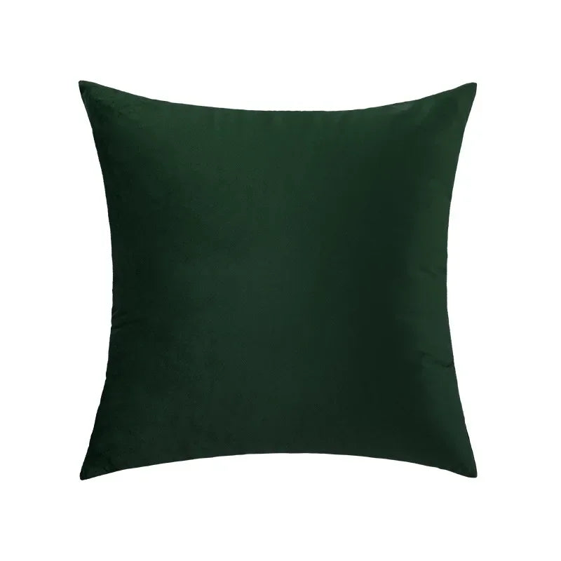 Nordic Green Light Luxury Pillow Cover Decorative Modern Minimalism Pillow Cases Home Living Room Sofa Bedhead Cushion Covers