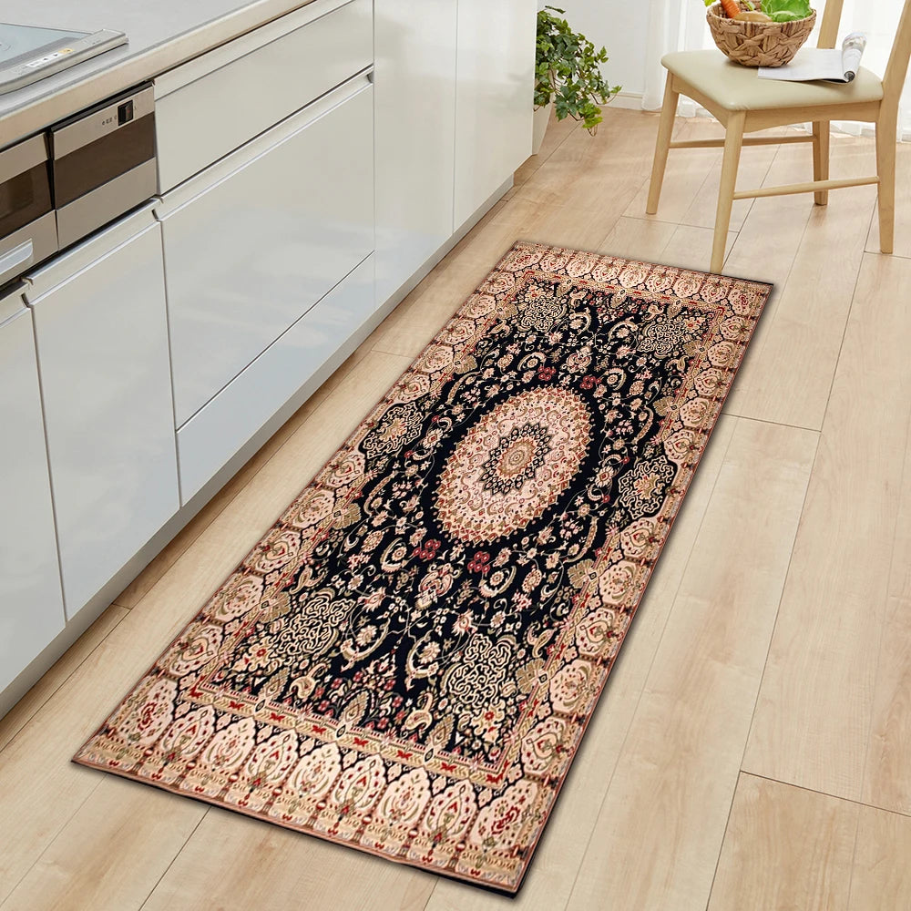 Kitchen Floor Mat Home Entrance Doormat Living Room Bedroom Balcony Decor Carpet House Hallway Bathroom Door Non-Slip Foot Rug