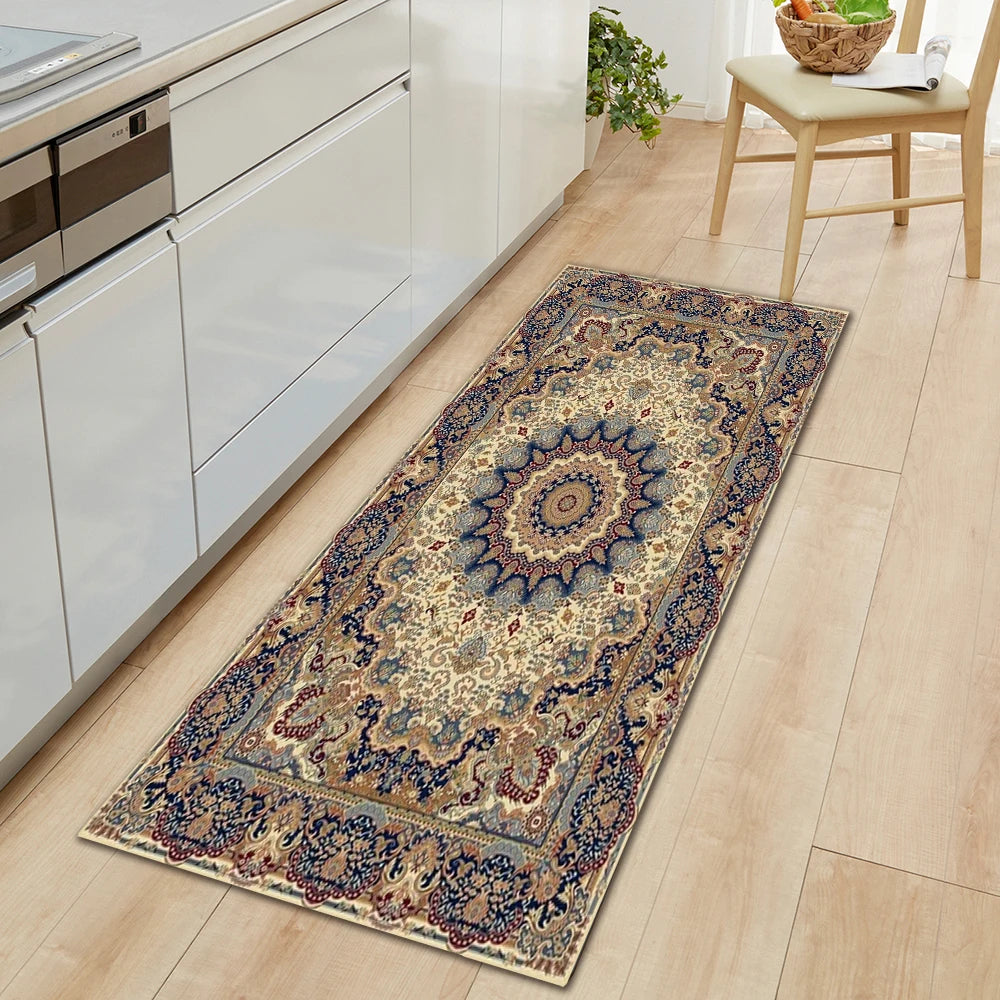 Kitchen Floor Mat Home Entrance Doormat Living Room Bedroom Balcony Decor Carpet House Hallway Bathroom Door Non-Slip Foot Rug